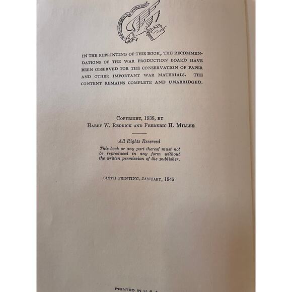 Vintage 1945 Advanced Mathmatics for Engineers book by HW Reddick & FH Miller. - Picture 4 of 5